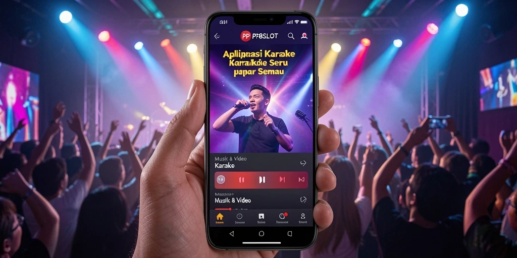 Screenshot antarmuka PP8SLOT menampilkan opsi karaoke yang menarik.