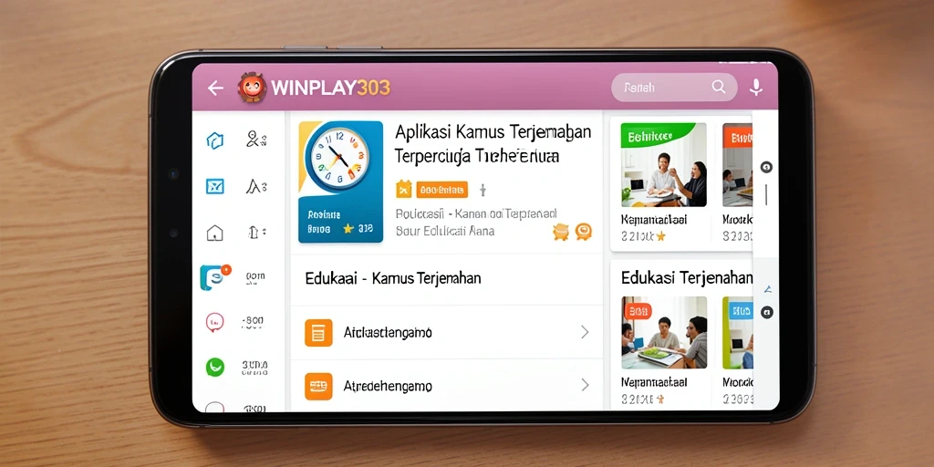 Tampilan antarmuka WINPLAY303 yang bersih dan mudah digunakan.